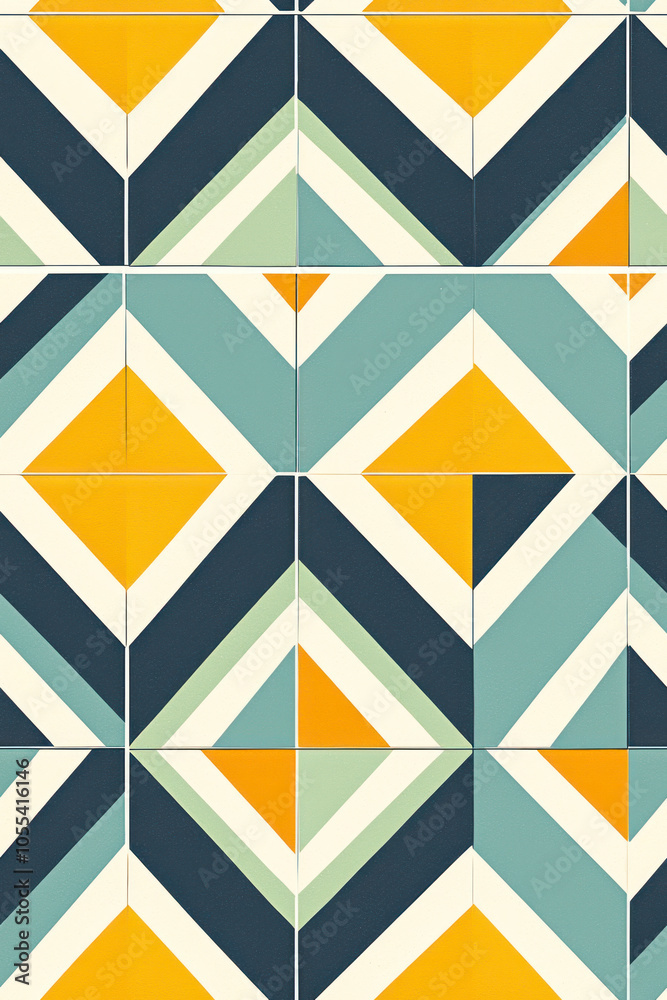 Vertical Modern stylish texture. Repeating geometric tiles with trapezoidal elements. Vertical Modern stylish texture. Repeating geometric tiles with trapezoidal elements.