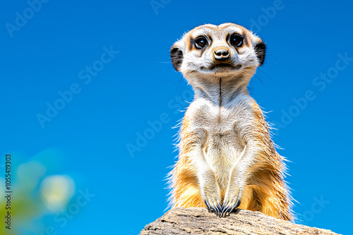 Wallpaper Mural an alert meerkat sentinel bathed in warm evening light Torontodigital.ca