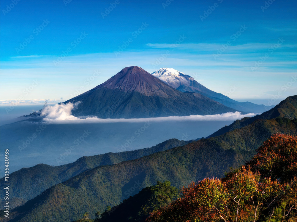 landscape with mountain landscape with mountain