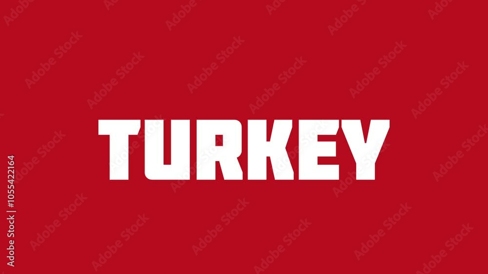 Happy Republic Day Turkey, 29th October. Typography animated video. Happy Republic Day Turkey, 29th October. Typography animated video.