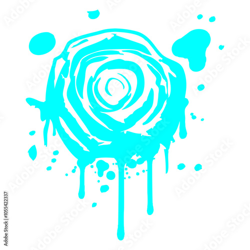 Valentine Rose Flower Drops Spray Graffiti Happy Small Pretty Leaf Beautiful Green Plant Blooming Nature Lover Flowers Gardening Gardeners Thumb Garden Hobby Blooms Blossoms Gardener Leisure Summer