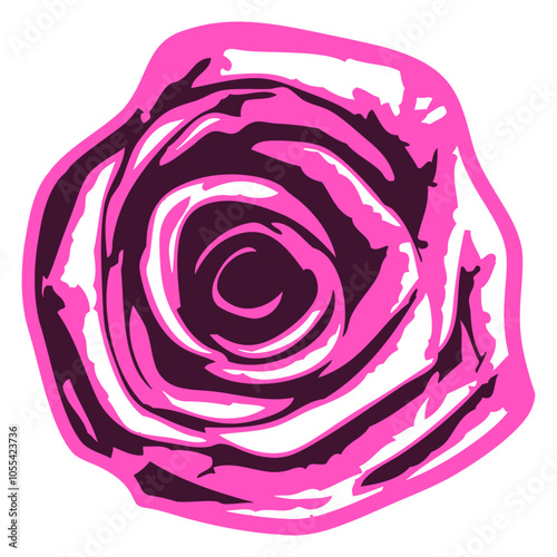 Valentine Rose Flower Cartoon Comic Design Happy Small Pretty Leaf Beautiful Green Plant Blooming Nature Lover Flowers Gardening Gardeners Thumb Garden Hobby Blooms Blossoms Gardener Leisure Summer