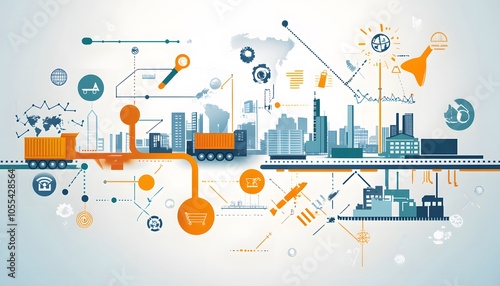 Global Logistics and Supply Chain Network Visualization