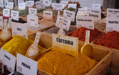 Fototapeta Naklejka Na Ścianę i Meble -  spices in the market