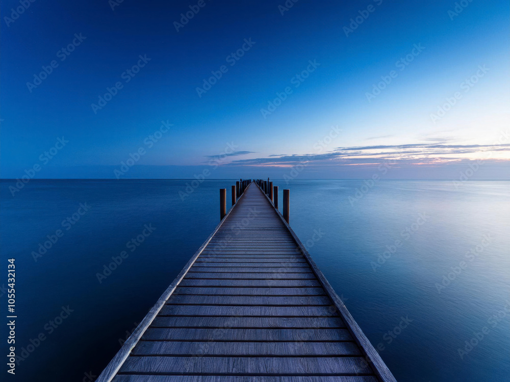 Fototapeta premium sunrise at the pier