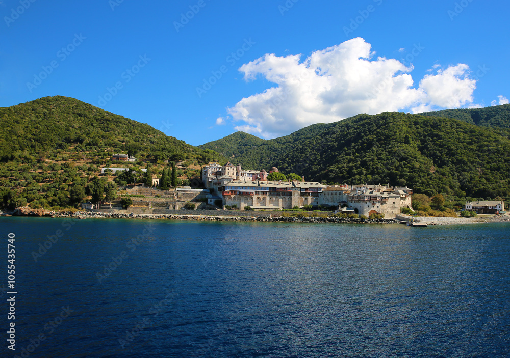Xenophontos Monastery - is an Orthodox Christian monastery in the monastic state of Mount Athos in Greece Xenophontos Monastery - is an Orthodox Christian monastery in the monastic state of Mount Athos in Greece