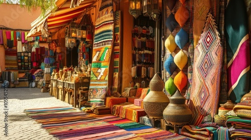 Vibrant Moroccan Souk