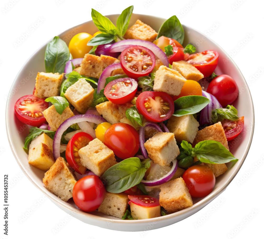 panzanella, transparent background panzanella, transparent background