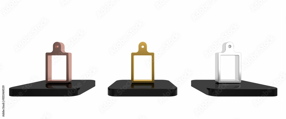 Colorful Cutting board icon isolated on white background. Chopping Board symbol. Minimalism concept. 3D render illustration Colorful Cutting board icon isolated on white background. Chopping Board symbol. Minimalism concept. 3D render illustration