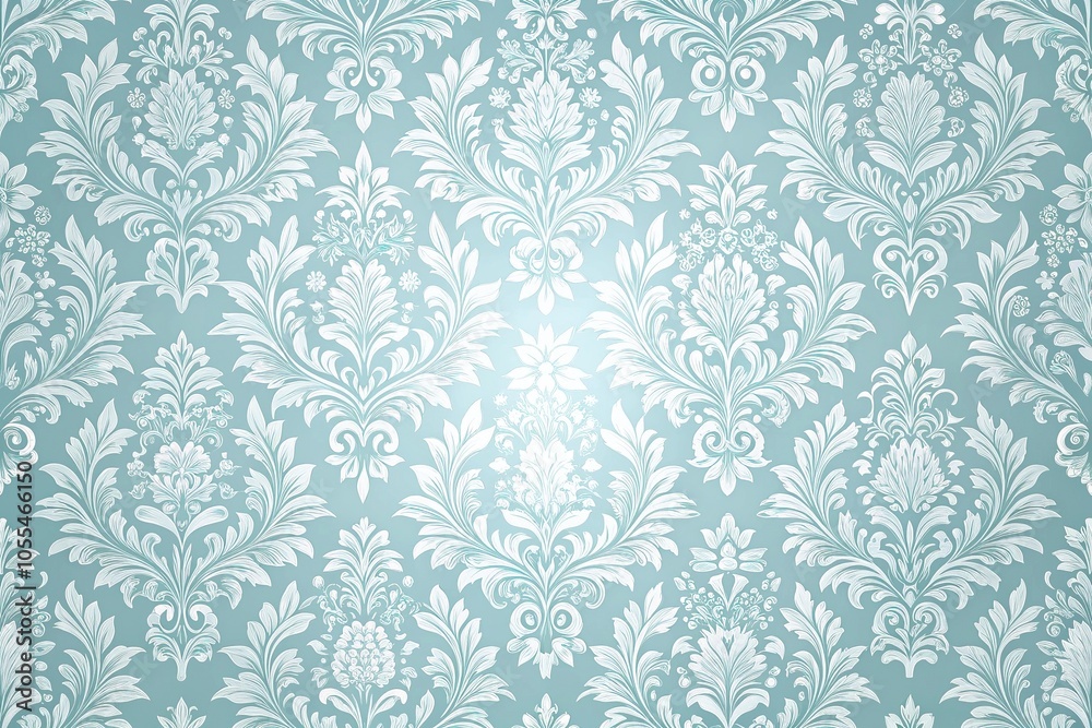 Light blue and silver wallpaper with subtle damask pattern and intricate details, sophisticated ambiance, shimmering finish, elegant decor Light blue and silver wallpaper with subtle damask pattern and intricate details, sophisticated ambiance, shimmering finish, elegant decor