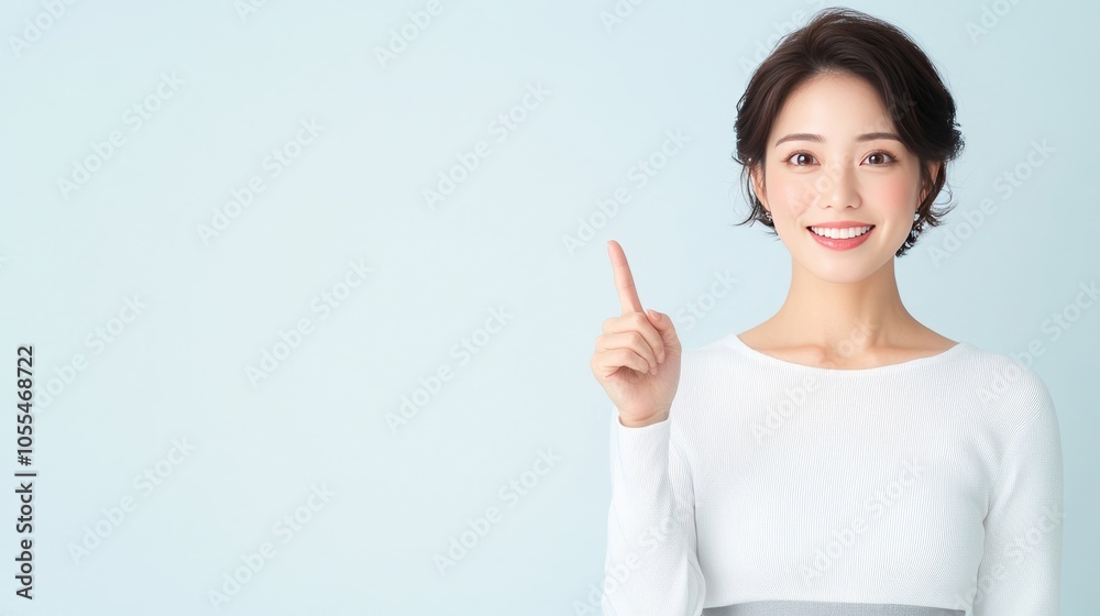 woman pointing at something woman pointing at something