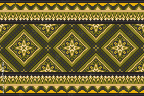 Beautiful vintage fabric seamless pattern