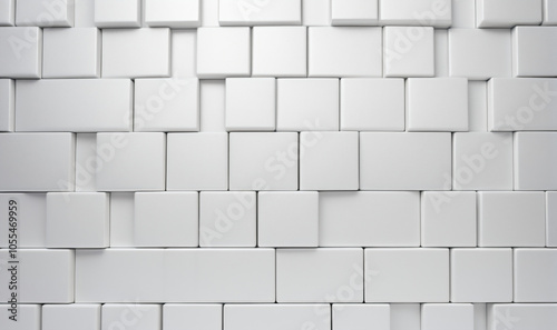 modern luxury background texture of white rectangular blocks