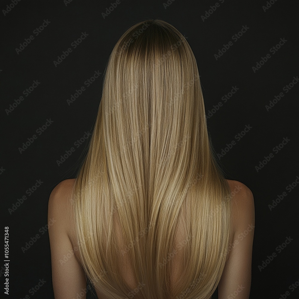 Naklejka premium woman with hair