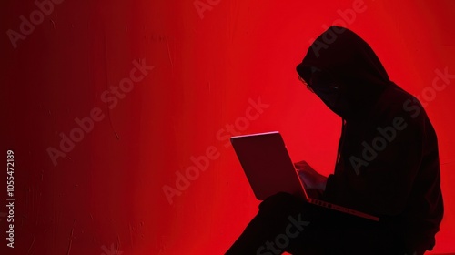 Mysterious Hacker Silhouette