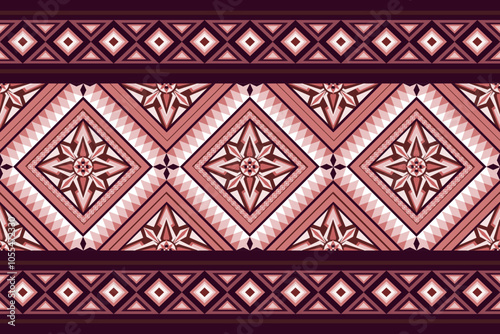 Vintage fabric seamless pattern