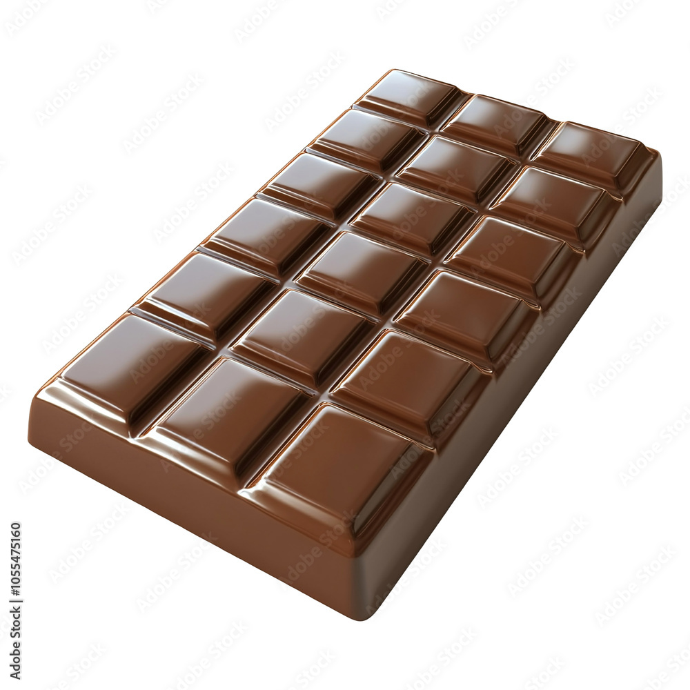 Obraz premium chocolate bar isolated on white