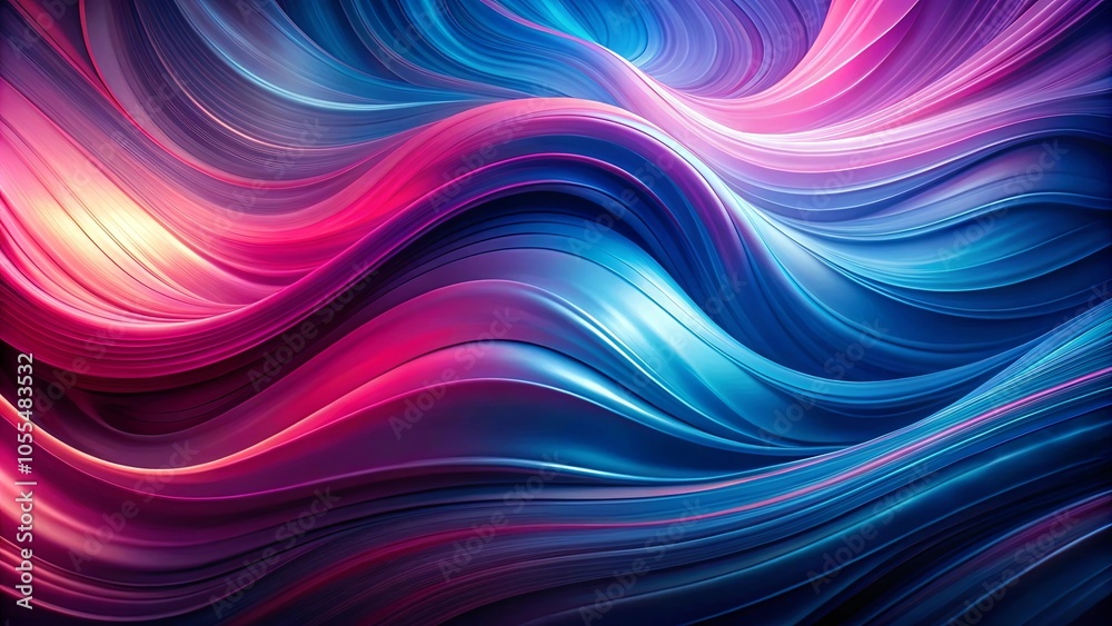 Abstract Swirling Hues of Violet, Blue, and Pink in a Dynamic, Fluid Composition Abstract Swirling Hues of Violet, Blue, and Pink in a Dynamic, Fluid Composition