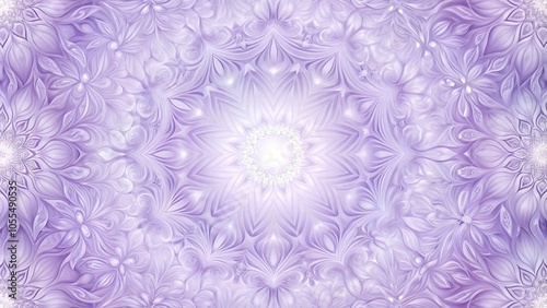 Soft lavender symmetrical pattern for calming interface