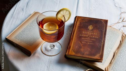 Wallpaper Mural a cup of tea and a book Torontodigital.ca