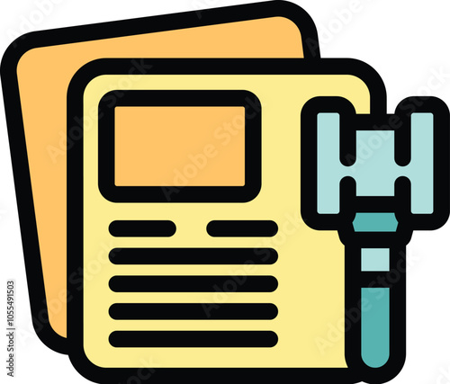 Voice recorder is being used by a journalist to write an article for a newspaper, probably using dictation software