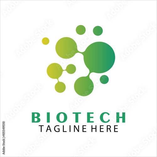 Biotech, Molecule, DNA, Atom, Medical or Science Logo Design Vector