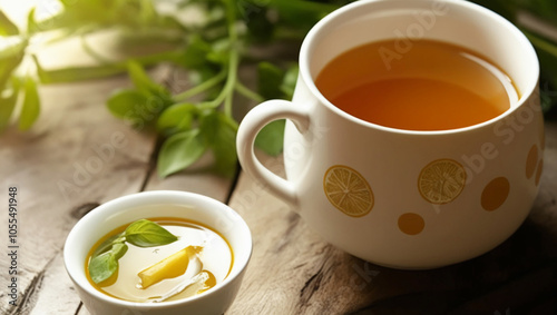 Wallpaper Mural a cup of tea and a book Torontodigital.ca