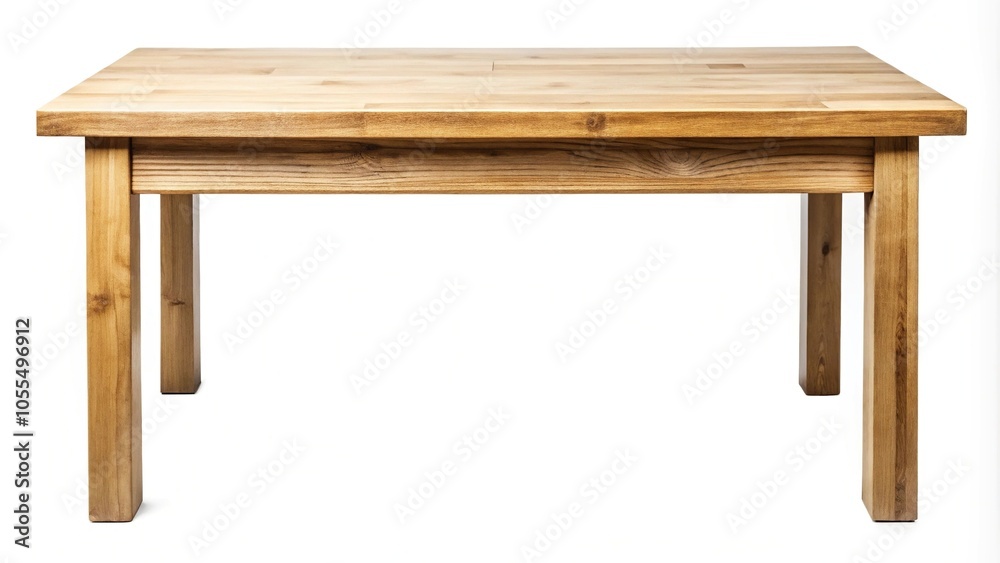wooden table isolated on white background wooden table isolated on white background