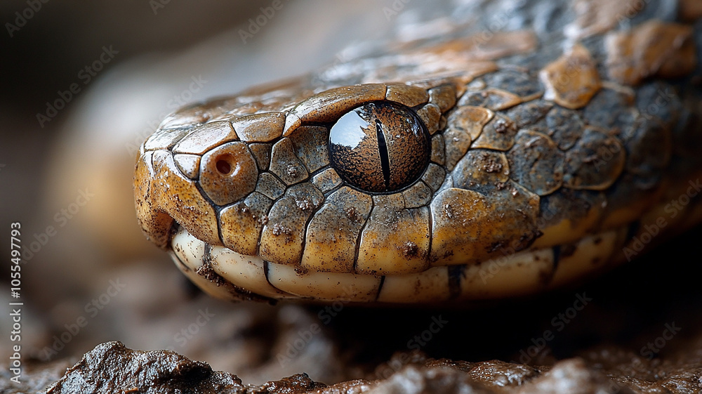 close up of a snake