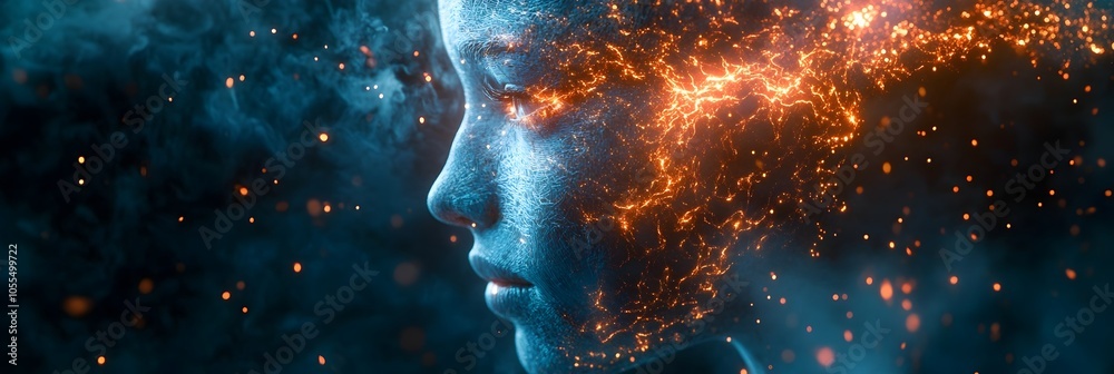 Futuristic intelligence neural interface controlling and manipulating human consciousness and cognition through innovative and cutting-edge technology.