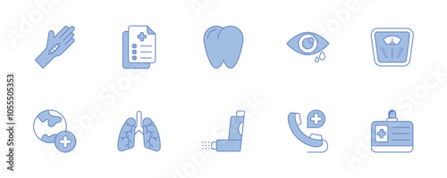 Medical & Healthcare Icons: Illustrating Care, Wellness, and Essential Health Solutions