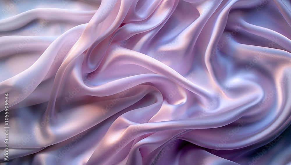 Obraz premium Abstract Purple Silk Drapes