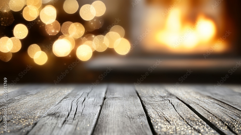 A tight shot of a wooden table, fireplace blurred behind it Fireplace visible in the background A tight shot of a wooden table, fireplace blurred behind it Fireplace visible in the background