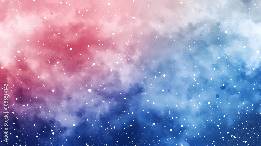 Obraz premium watercolor pattern christmas background