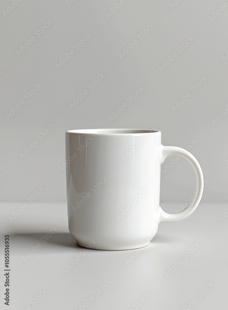 Obraz premium white cup on the table