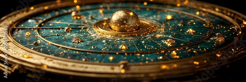 Wallpaper Mural Mystical astrological horoscope interpreting the signs of the zodiac against a backdrop of a starry night sky,with cosmic symbols and celestial elements creating a transcendental. Torontodigital.ca