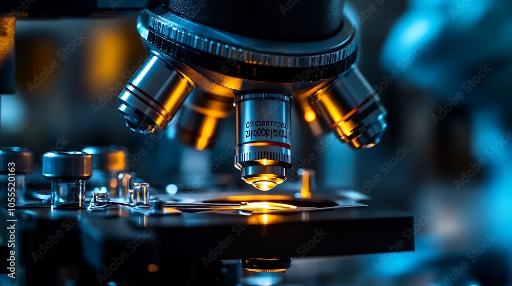 Dangerous virus strains under microscope concept of coronavirus outbreak and medical prevention technology Dangerous virus strains under microscope concept of coronavirus outbreak and medical prevention technology