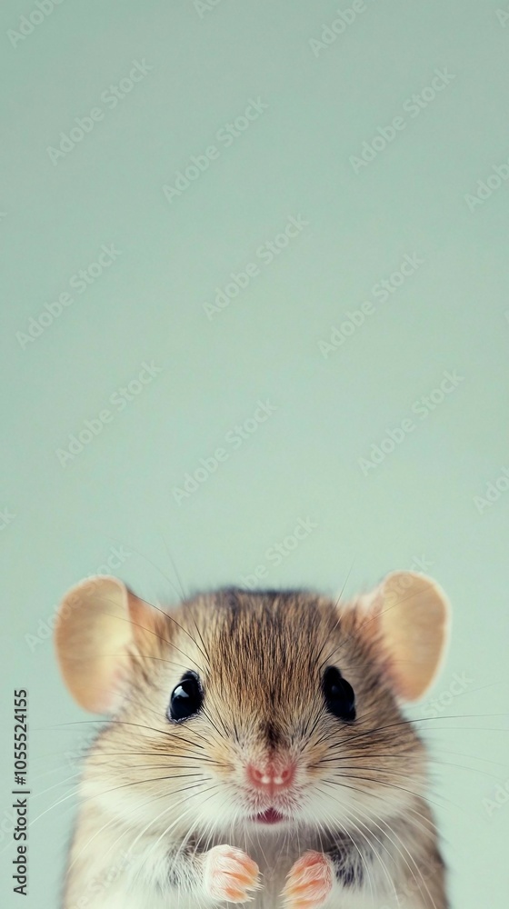 Upper body hamster Background