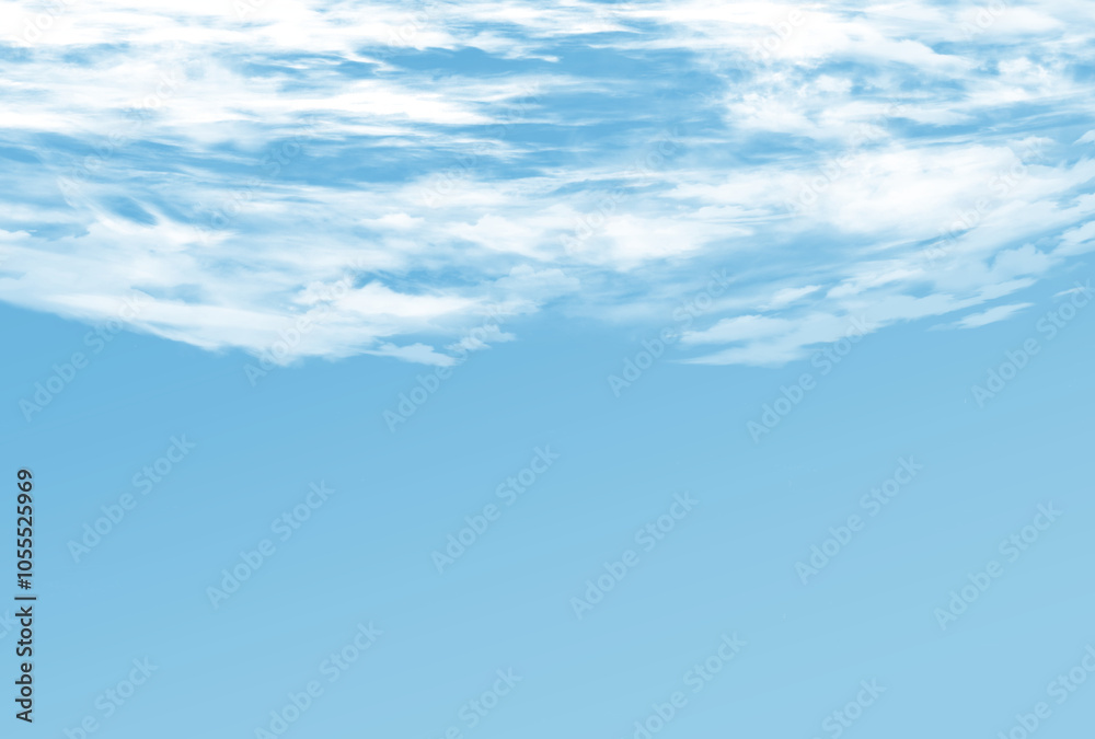 Fototapeta premium 背景素材_青空と雲