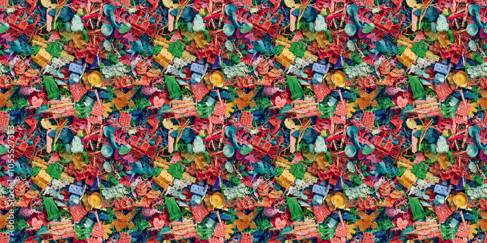 Recycled Plastic Blends: A seamless texture of recycled plastic blends: showcasing colorful Recycled Plastic Blends: A seamless texture of recycled plastic blends: showcasing colorful