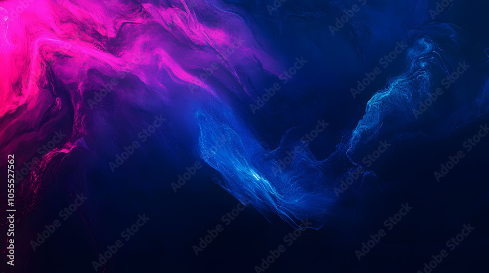 Swirling waves of colorful smoke in smooth curves create a flowing, artistic pattern of blue and purple flames against a dark background Swirling waves of colorful smoke in smooth curves create a flowing, artistic pattern of blue and purple flames against a dark background