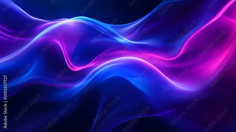 Swirling waves of colorful smoke in smooth curves create a flowing, artistic pattern of blue and purple flames against a dark background Swirling waves of colorful smoke in smooth curves create a flowing, artistic pattern of blue and purple flames against a dark background