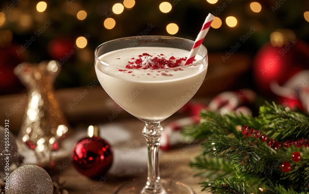 Christmas drink cocktail 