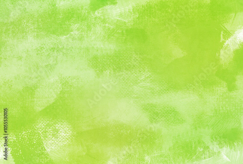 背景素材_水彩テクスチャ_黄緑