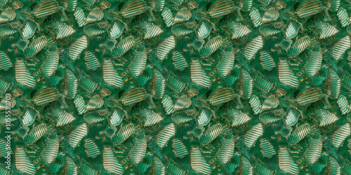 A textured acrylic surface with ridged patterns in translucent aqua green, giving it a fresh, modern feel suitable for aquatic or outdoor themes
