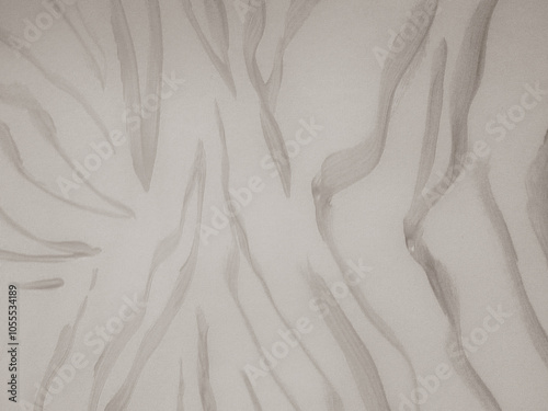 Wallpaper Mural Tiger Stripes Pattern. Grey Brushes Print. Black Torontodigital.ca