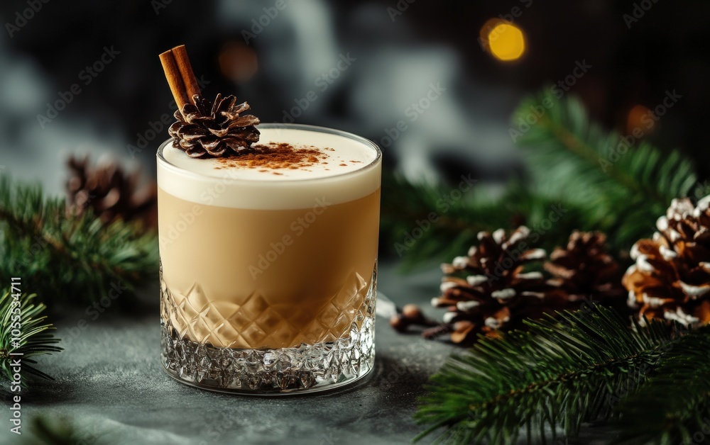 Christmas drink cocktail 