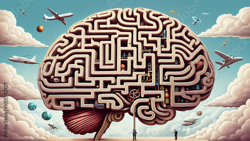 Navigating the Maze of the Mind: A Journey Through the Skies of Thought, Challenges, and Discovery in the Complex Pathways of Intellect, Imagination, and Self-Understanding, Where Ideas Take Flight 