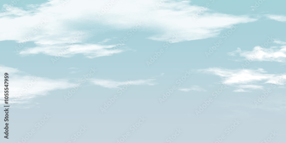 Fototapeta premium 背景素材_青空と雲