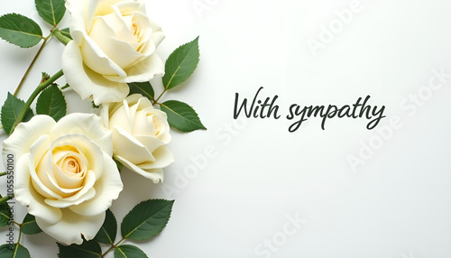 Elegant floral arrangement with the message 
